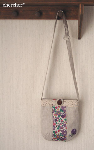 Linen & Lace Bag by chercher* Linen & Lace Bag by chercher*