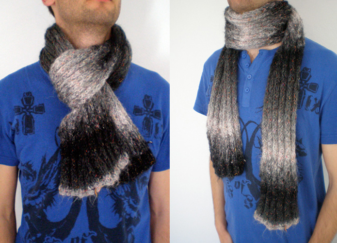 Knit Men s Scarf Pattern Design Patterns