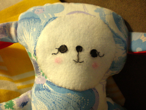 Vintage Fabric Reycled Toy 2