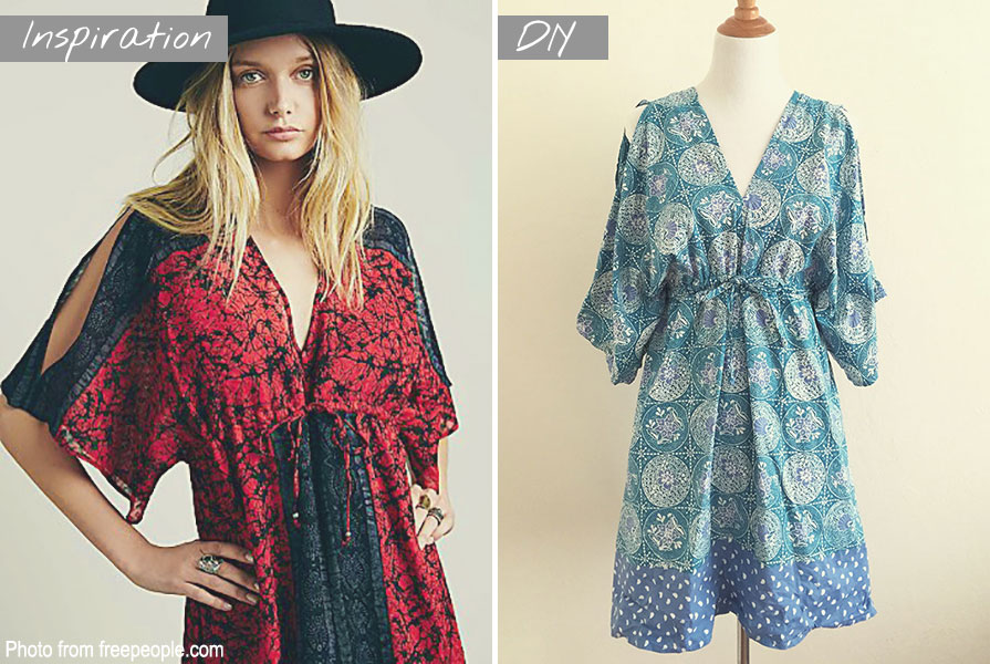 Free Sewing Pattern &amp Tutorial: Free People inspired summer dress ...