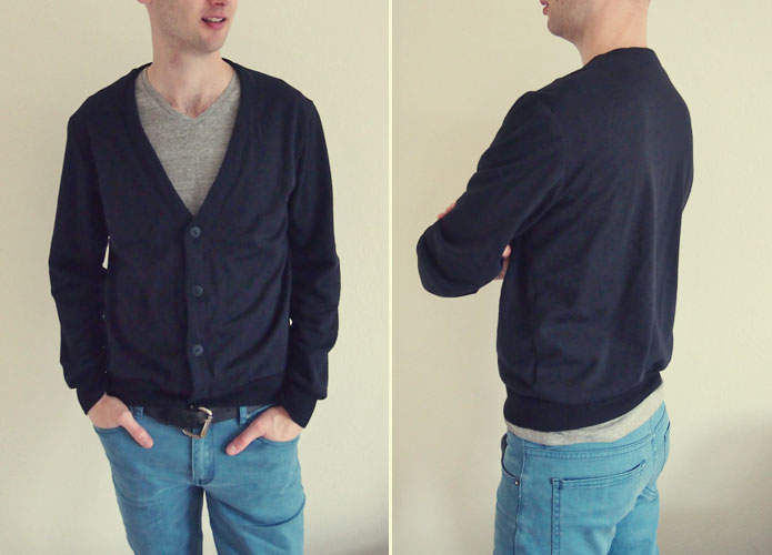 Burdastyle Mens Cardigan Andrew Sew Along Part 3 (final): Sleeves and ...