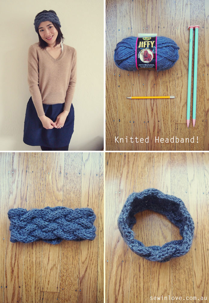 Free Knitted Headband Pattern Anthropologie Inspired Sew