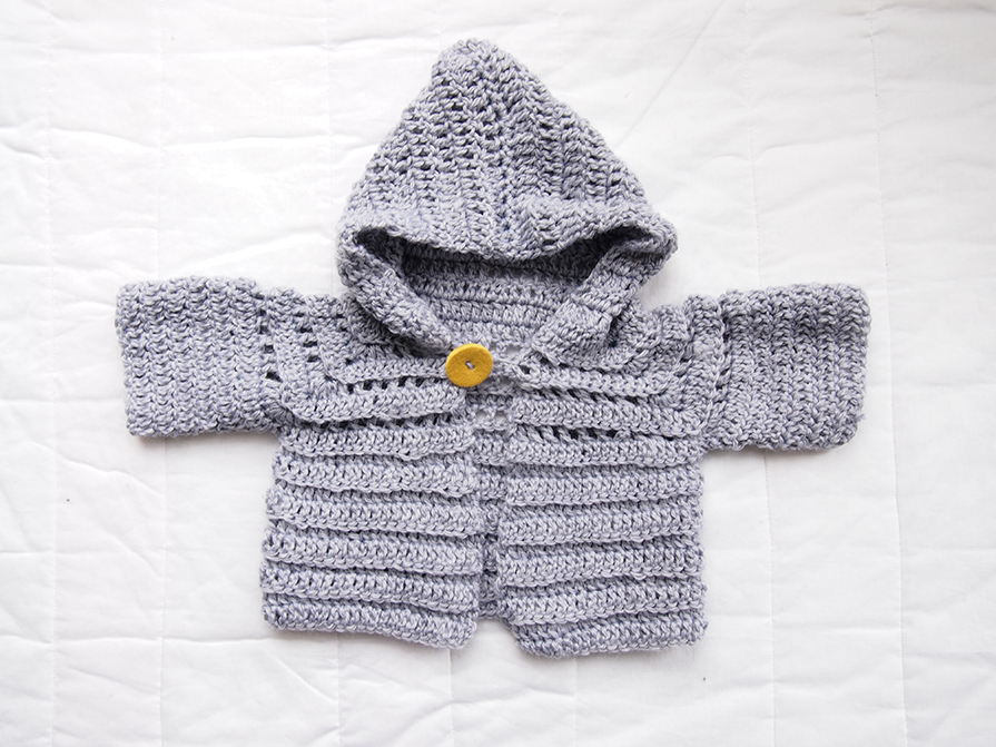 free easy baby cardigan knitting pattern for beginners patterns