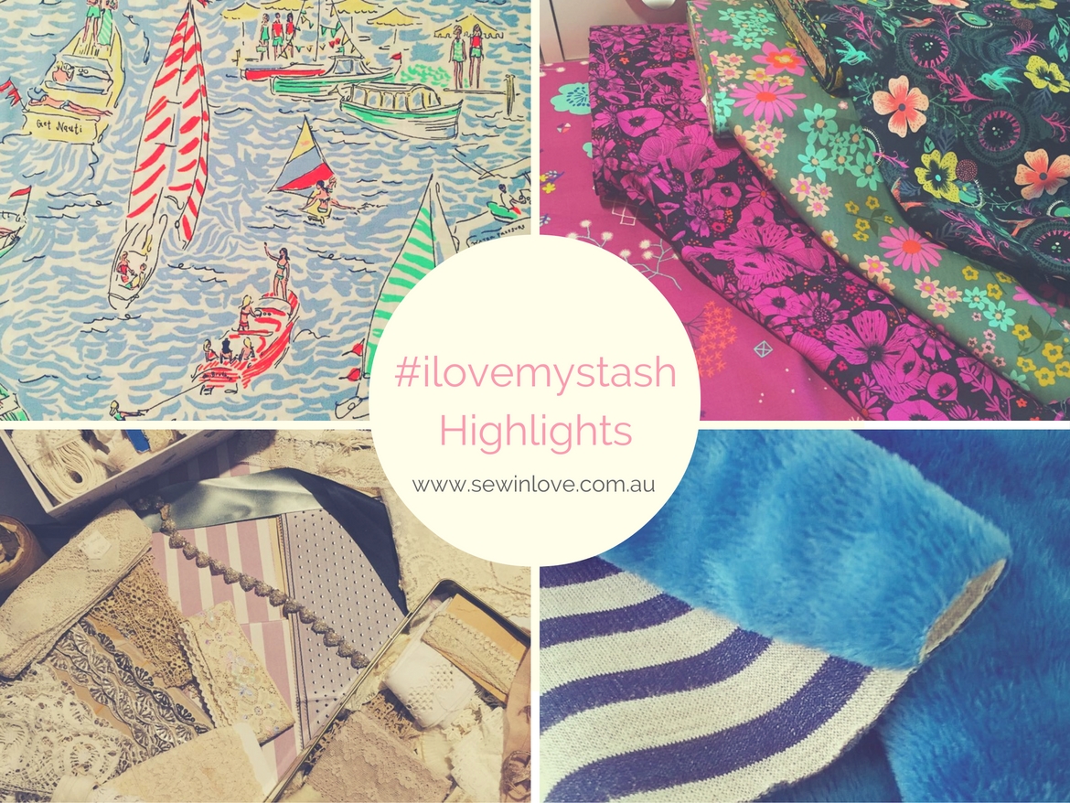 #ilovemystash is the ultimate photo-a-day challenge for fabric lovers. Here are the highlights from this year's Instagram challenge. So many gorgeous fabrics!