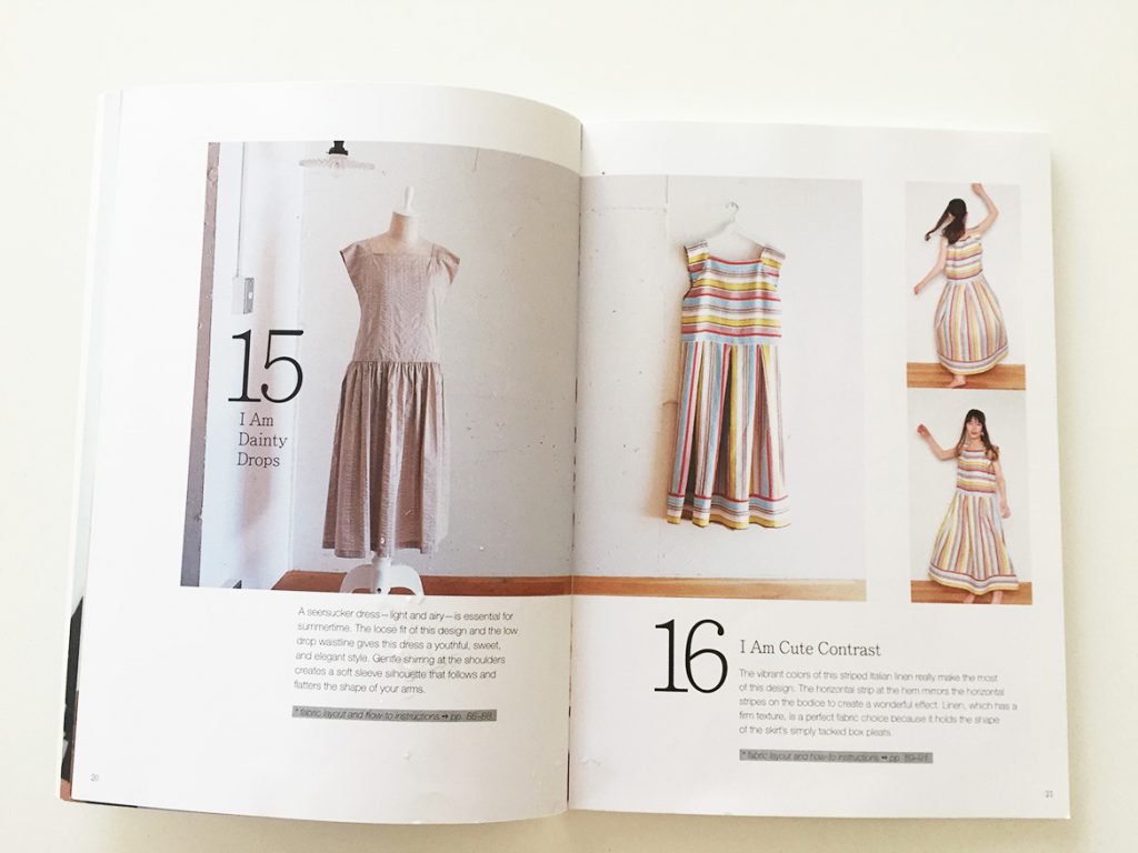 Japanese Cotton Dress from I Am Cute Dresses | Japanese Sewing Book | I made this dress using Nani-Iro cotton fabric. More photos and book review at www.sewinlove.com.au