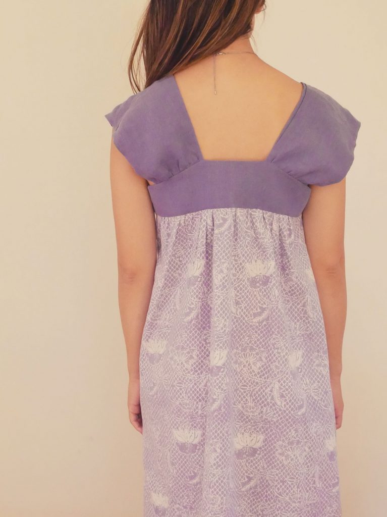 Yoshiko Tsukiori Patterns - Japanese sewing patterns are the best! This dress is from Stylish Dress Book, Pattern H. I made it in linen and batik. See more pics at www.sewinlove.com.au