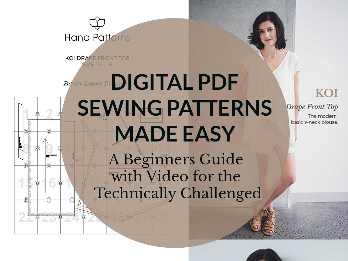 Number Lore Set PDF Patterns and Sewing Instruction. Easy 