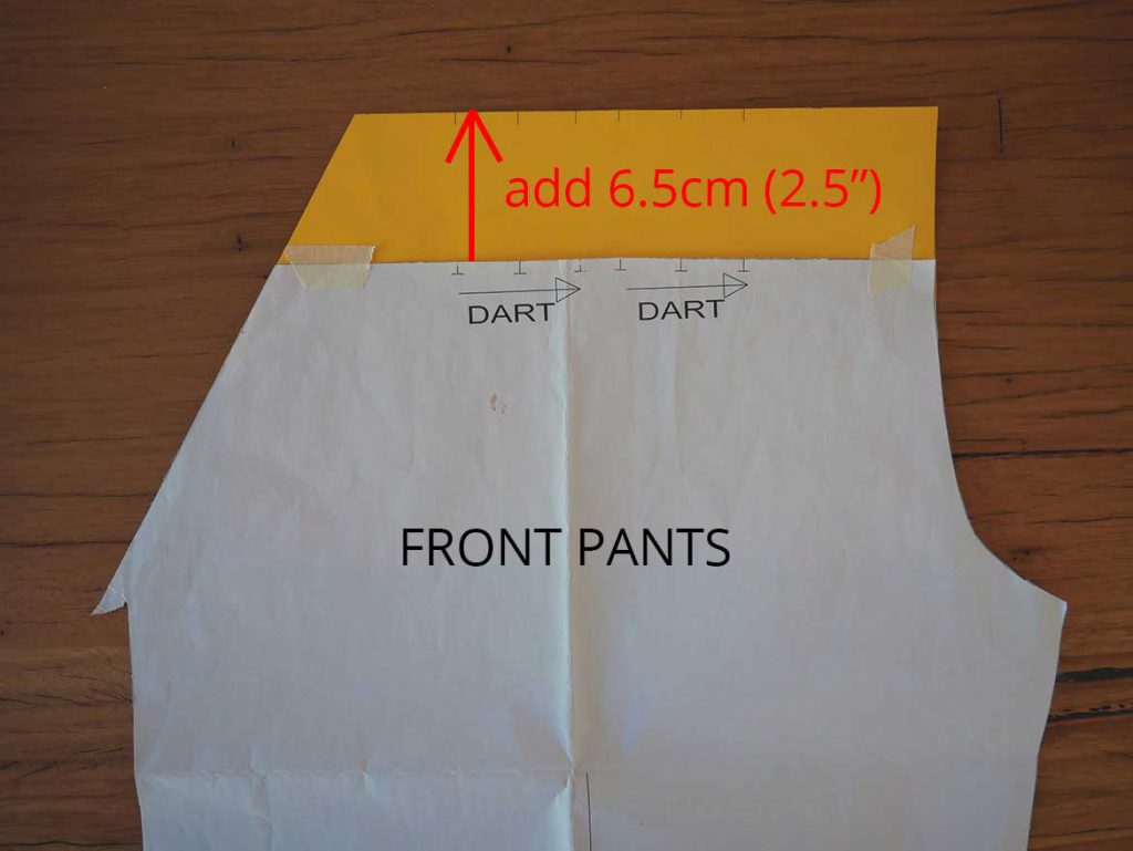 DIY High Waisted Wide Leg Pants - A free tutorial (with video!) to show you how to increase the crotch length to make your own high waisted wide leg pants sewing pattern. Get started over at https://www.sewinlove.com.au/2019/08/01/high-waisted-wide-leg-pants-sewing-pattern/