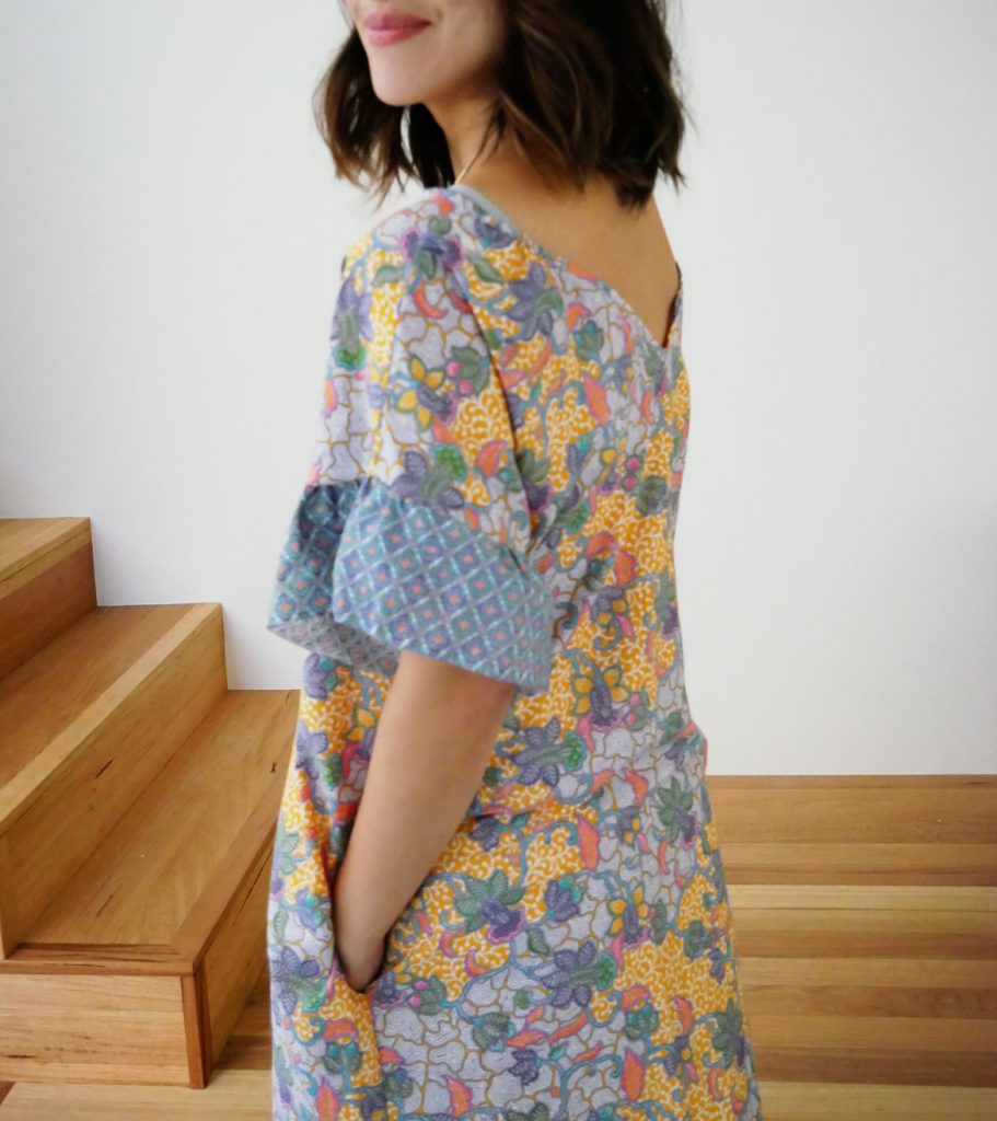 Free Ruffle Sleeve Dress Sewing Pattern + Tutorial | Free sewing pattern for women who are DIY lovers! Make your own ruffle sleeve dress using this free and easy sewing pattern and tutorial. Lots more fashion sewing at: https://www.sewinlove.com.au/