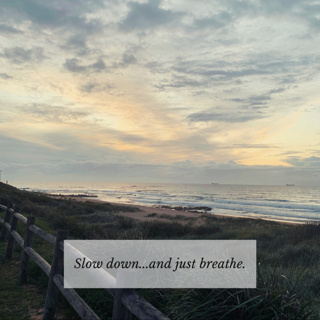 Simple ways to slow down and cope with social distancing.