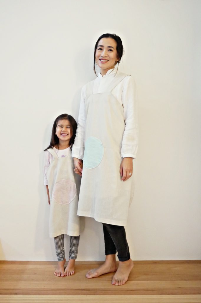 Cross Back Apron Pattern | Japanese Apron Pattern | Linen Apron  This apron sewing pattern for adults and kids comes in 6 sizes. It’s perfect in linen, cotton and other mid weight fabrics. Buy the pattern at: https://shop.sewinlove.com.au/products/moon-cross-back-apron-pattern